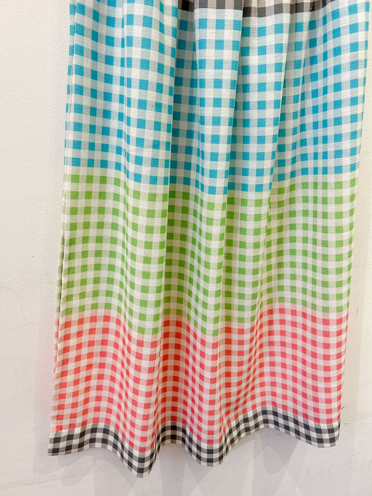 Vestido vichy colorido P