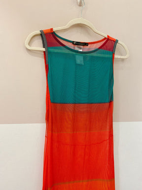 Vestido midi tule colorido Vix PP