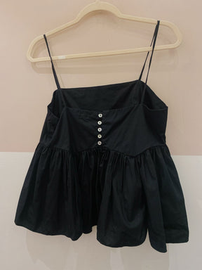 Bata preta peplum Loja 3 G