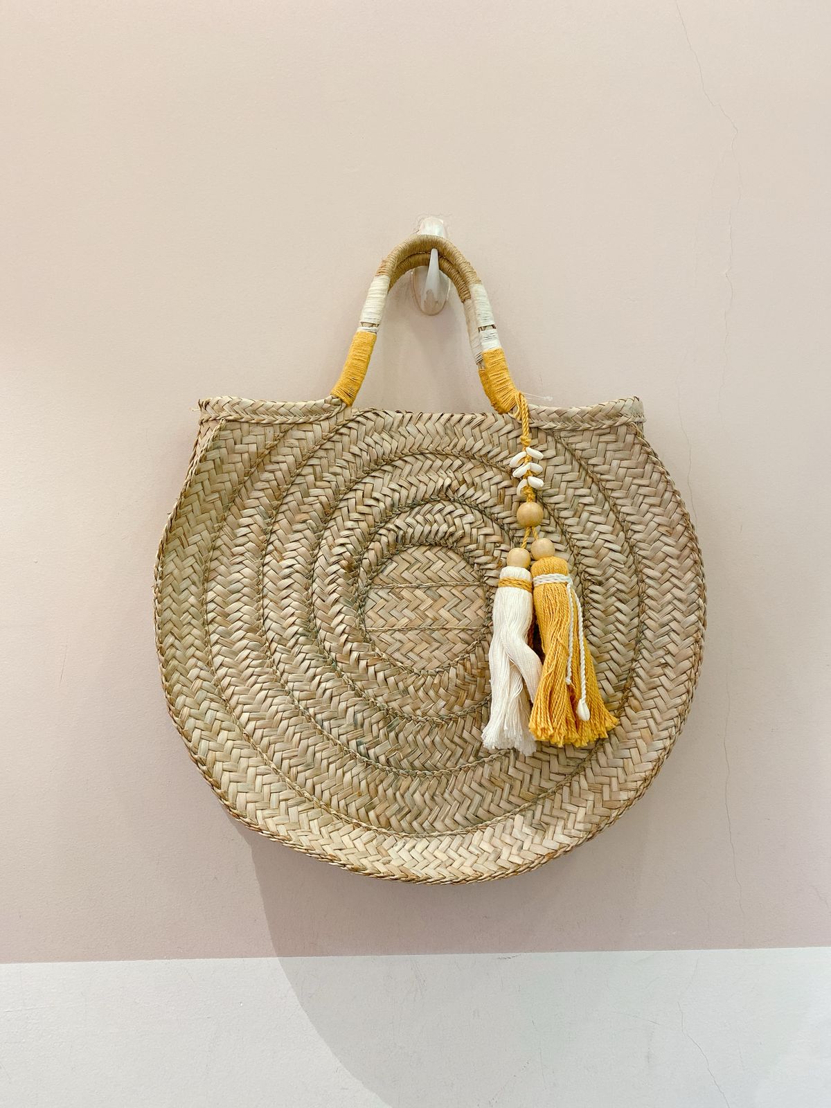 Bolsa redondo palha Dress To