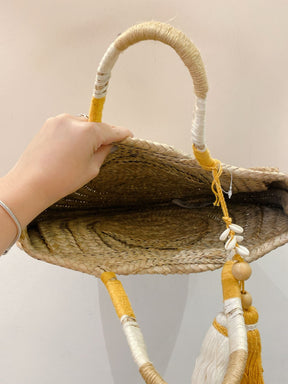 Bolsa redondo palha Dress To