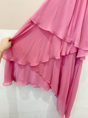 Vestido rosa camadas Renner P