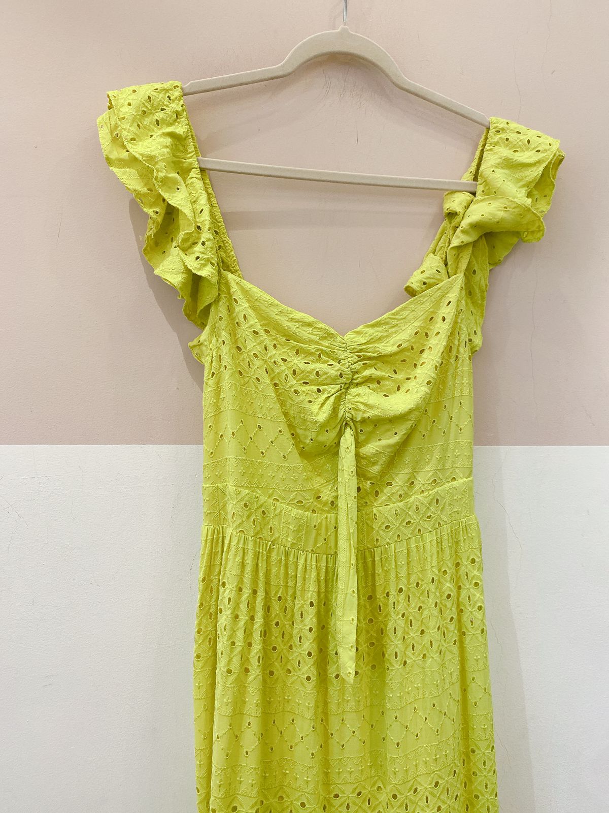 Vestido verde laise Esmeral P