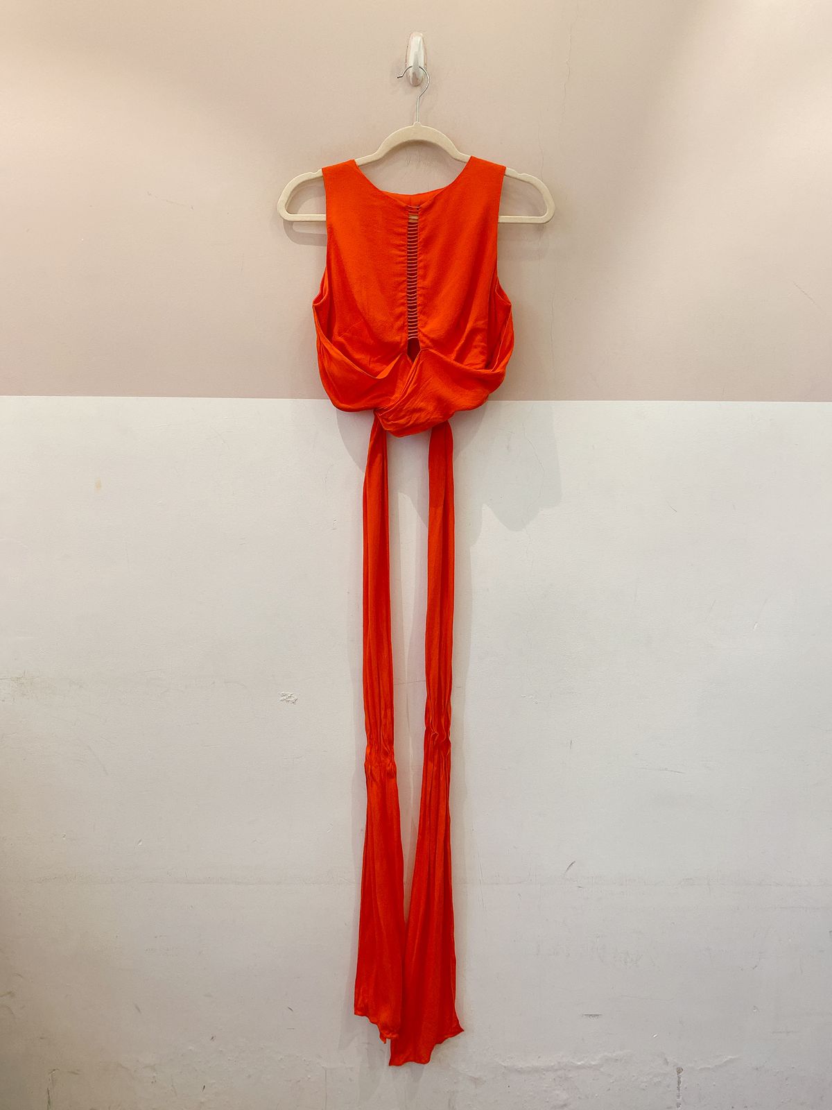 Blusa laranja amarração C. Club! 38