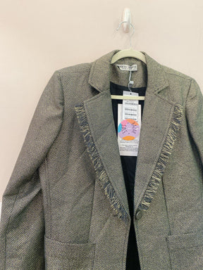 Blazer preto brilhos Eugênia Sanson 38