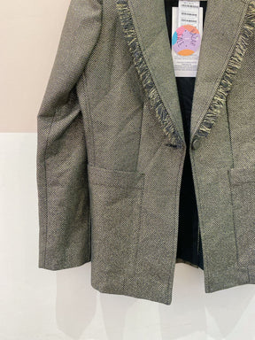 Blazer preto brilhos Eugênia Sanson 36