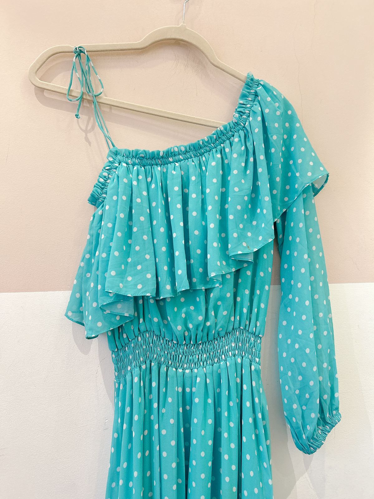 Vestido verde poás P