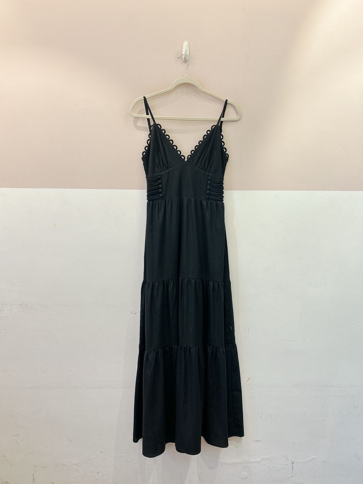Vestido preto detalhes La Chocolê P