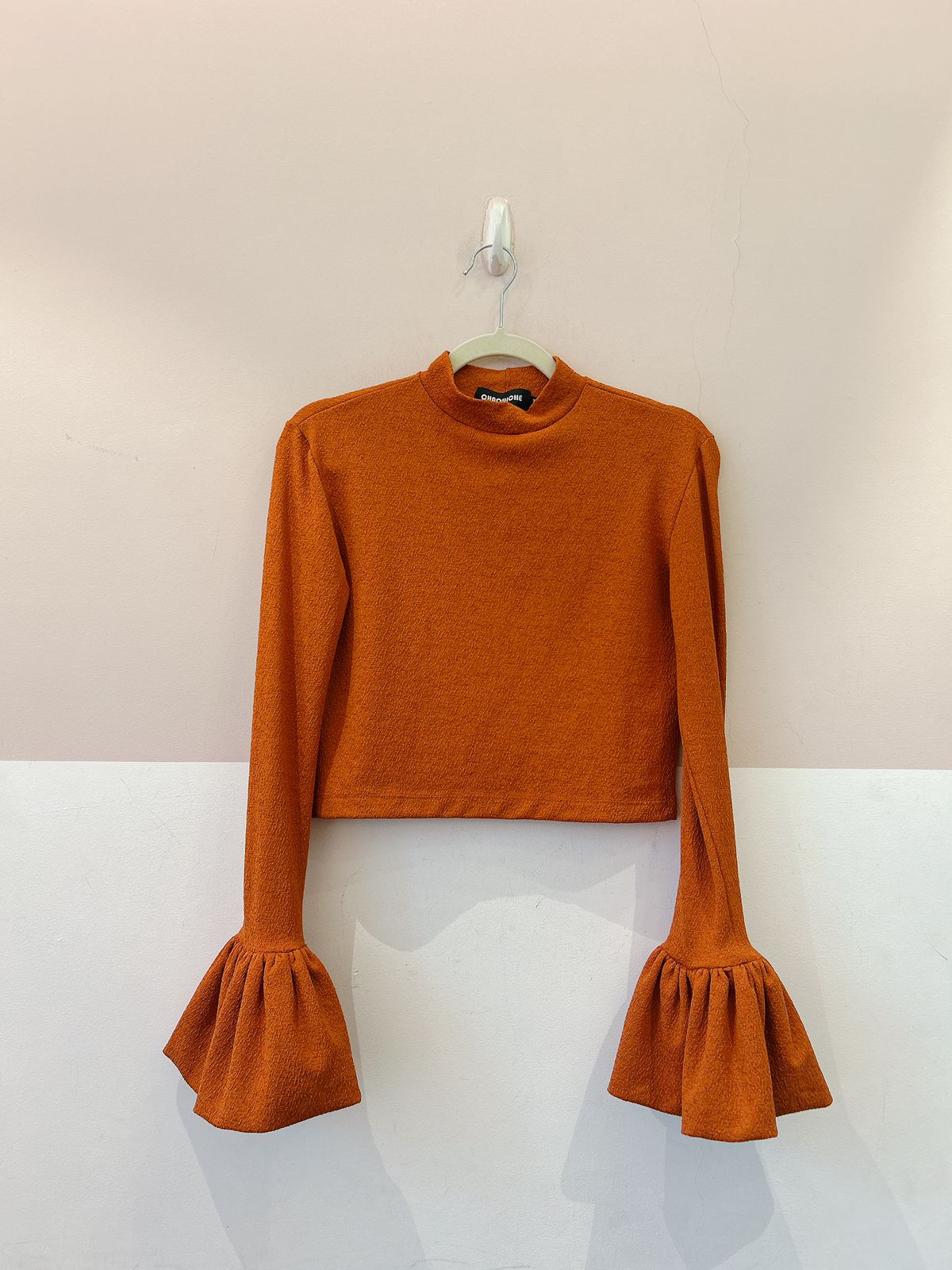 Blusa laranja manga Chaouiche 36