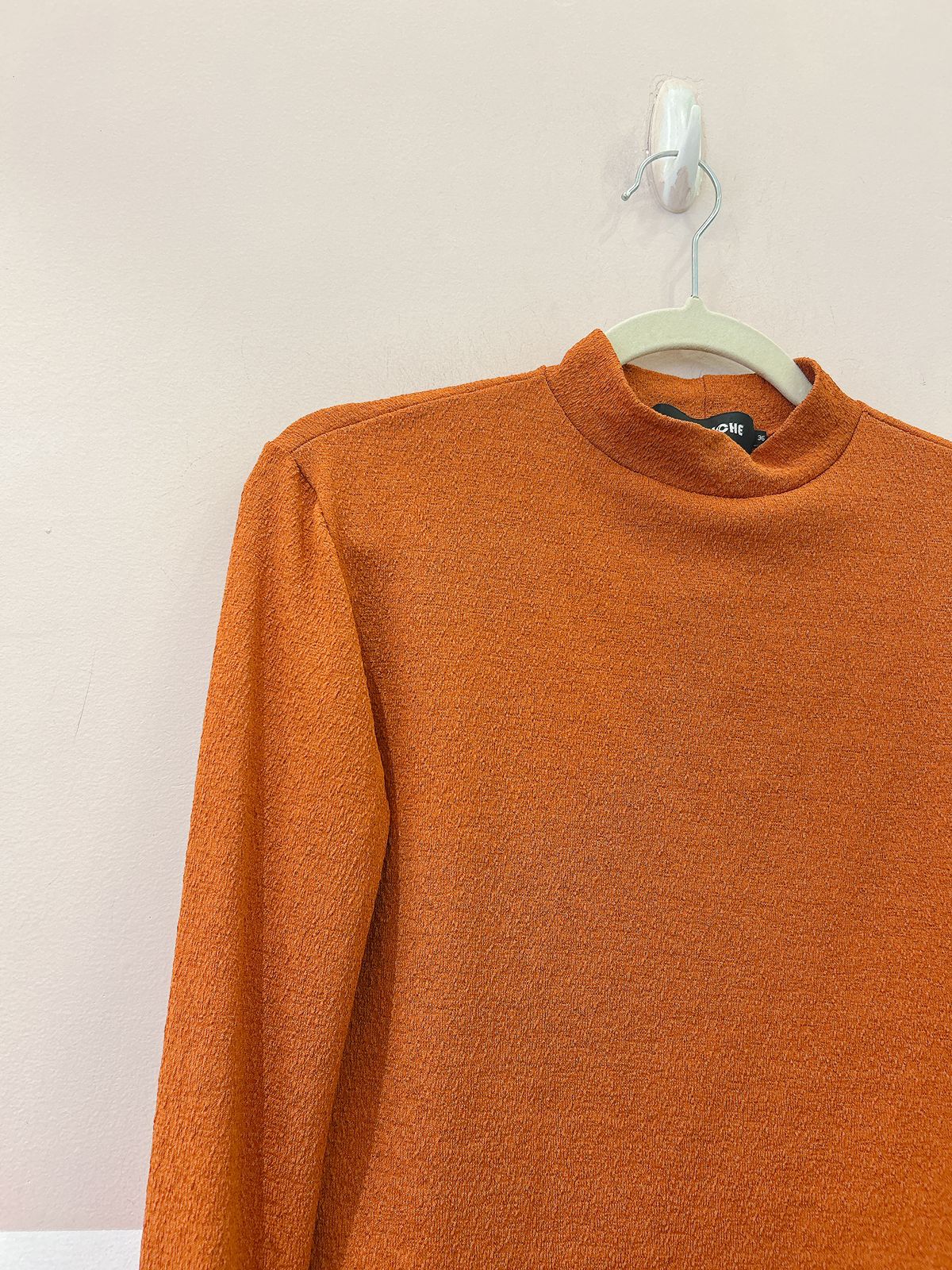 Blusa laranja manga Chaouiche 36