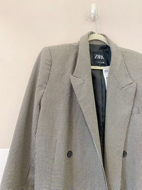 Blazer xadrez Zara GG