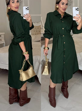 Vestido Viviane C/Botão -2601