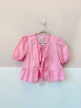 Bata amarrações rosa Stradivarius G